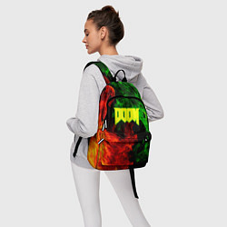 Рюкзак Doom Eternal fire, цвет: 3D-принт — фото 2