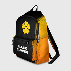 Рюкзак Black Clover - gold gradient по-центру