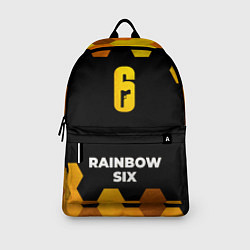 Рюкзак Rainbow Six - gold gradient по-центру, цвет: 3D-принт — фото 2