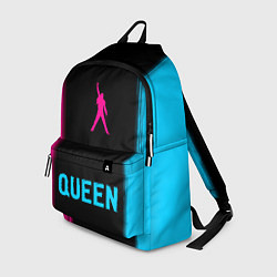 Рюкзак Queen - neon gradient по-центру, цвет: 3D-принт