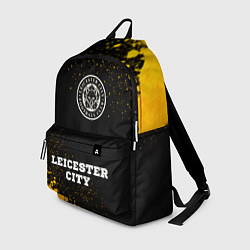 Рюкзак Leicester City - gold gradient по-центру, цвет: 3D-принт
