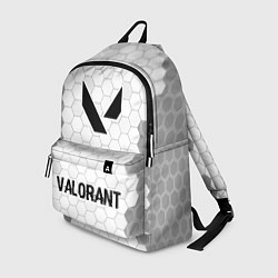 Рюкзак Valorant glitch на светлом фоне по-центру