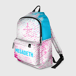 Рюкзак Megadeth neon gradient style по-центру