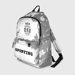 Рюкзак Sporting sport на светлом фоне по-центру, цвет: 3D-принт