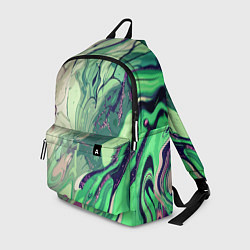 Рюкзак Зелёный стилизованный абстракция