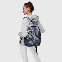 Рюкзак Геометрические грани, цвет: 3D-принт — фото 2