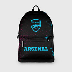 Рюкзак Arsenal - neon gradient по-центру, цвет: 3D-принт — фото 2