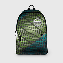 Рюкзак Nissan авто текстура узор, цвет: 3D-принт — фото 2