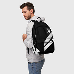 Рюкзак Juventus line white, цвет: 3D-принт — фото 2