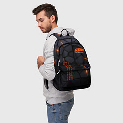 Рюкзак KTM - плиты с эффектом свечения, цвет: 3D-принт — фото 2