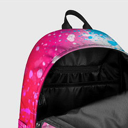 Рюкзак Avril Lavigne neon gradient style по-центру, цвет: 3D-принт — фото 2
