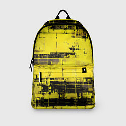 Рюкзак Чёрно-жёлтый техно-паттерн, цвет: 3D-принт — фото 2