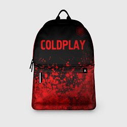 Рюкзак Coldplay - red gradient посередине, цвет: 3D-принт — фото 2