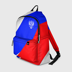 Рюкзак Герб Российского государства на фоне цветов флага