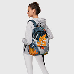 Рюкзак Контрастные листья, цвет: 3D-принт — фото 2