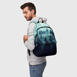 Рюкзак Все дуреют с этой таёжной красоты, цвет: 3D-принт — фото 2