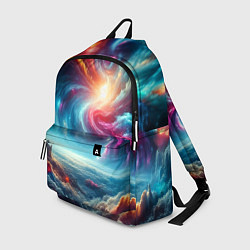 Рюкзак Fantastic neon space landscape - ai art fantasy