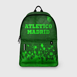 Рюкзак Atletico Madrid - green gradient посередине, цвет: 3D-принт — фото 2