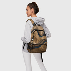 Рюкзак Песочная абстракция, цвет: 3D-принт — фото 2