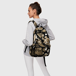 Рюкзак Растения против зомби в бежевом цвете, цвет: 3D-принт — фото 2