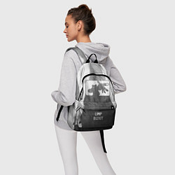 Рюкзак Limp Bizkit - grey gradient по-центру, цвет: 3D-принт — фото 2
