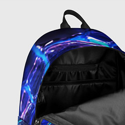 Рюкзак Объемные плиты в неоновом свечение, цвет: 3D-принт — фото 2