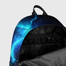 Рюкзак Голубой разлом из молний, цвет: 3D-принт — фото 2