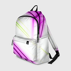 Рюкзак Green white pink line, цвет: 3D-принт