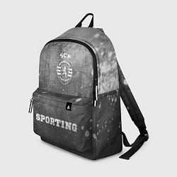 Рюкзак Sporting - grey gradient по-центру, цвет: 3D-принт