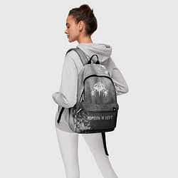 Рюкзак Король и Шут - grey gradient по-центру, цвет: 3D-принт — фото 2
