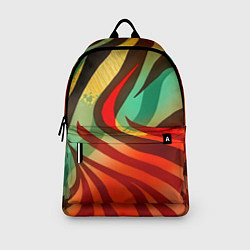 Рюкзак Жаркая полосатая абстракция, цвет: 3D-принт — фото 2