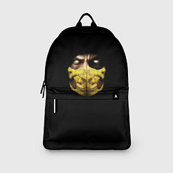 Рюкзак Лицо ниндзя в желтой маске, цвет: 3D-принт — фото 2