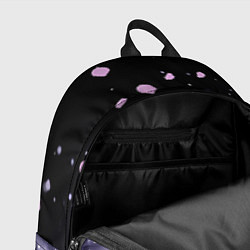 Рюкзак Розовая текстура с лепестками, цвет: 3D-принт — фото 2