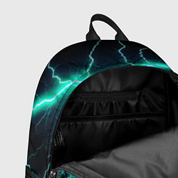 Рюкзак Color light blue black, цвет: 3D-принт — фото 2