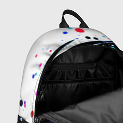 Рюкзак Разноцветные блестящие кляксы - текстура, цвет: 3D-принт — фото 2