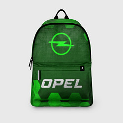 Рюкзак Opel - green gradient по-центру, цвет: 3D-принт — фото 2