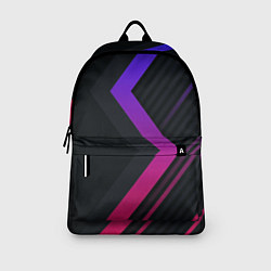 Рюкзак Color black line, цвет: 3D-принт — фото 2