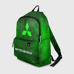 Рюкзак Mitsubishi - green gradient по-центру