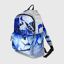 Рюкзак Абстрактный космический синий фон неоновых плит