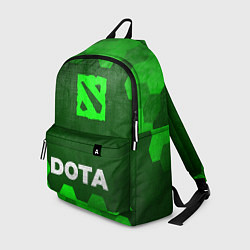 Рюкзак Dota - green gradient по-центру, цвет: 3D-принт