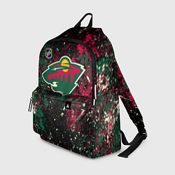 Рюкзак Minnesota Wild NHL black, цвет: 3D-принт