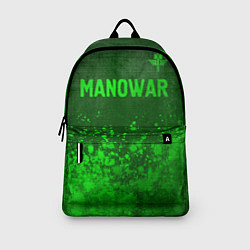 Рюкзак Manowar - green gradient посередине, цвет: 3D-принт — фото 2