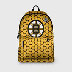 Рюкзак Бостон Брюинз - желтые соты, цвет: 3D-принт — фото 2