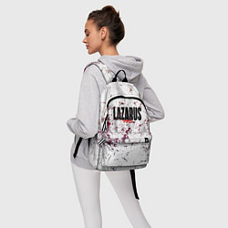 Рюкзак Лазарь аниме надпись гранж, цвет: 3D-принт — фото 2