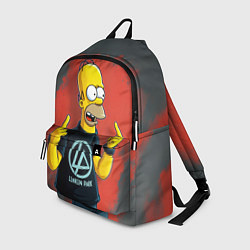 Рюкзак Гомер в футболке Linkin Park