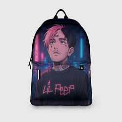 Рюкзак LiL Peep - Неоновый аниме арт, цвет: 3D-принт — фото 2
