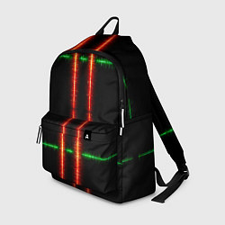 Рюкзак Color black green red lines