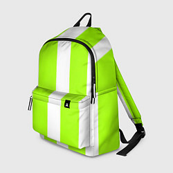 Рюкзак Color light green white stripes