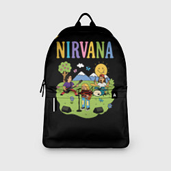 Рюкзак Нирвана мультяшный стиль, цвет: 3D-принт — фото 2