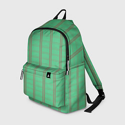 Рюкзак Color green cage brown stripes